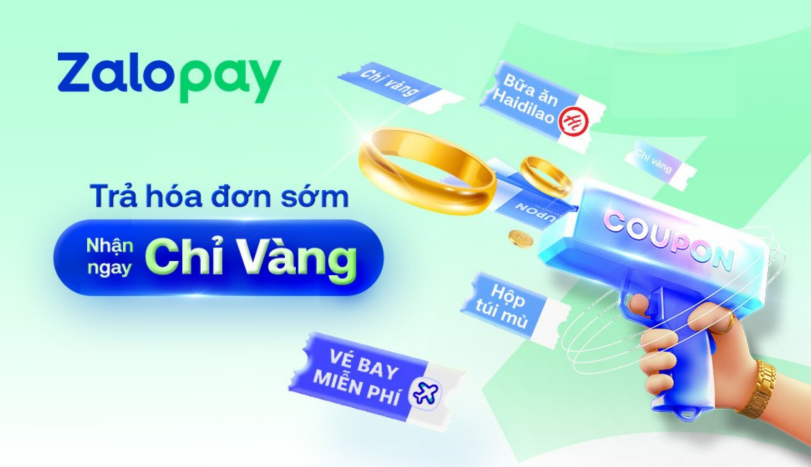 TRẢ HÓA ĐƠN SỚM - NHẬN NGAY CHỈ VÀNG